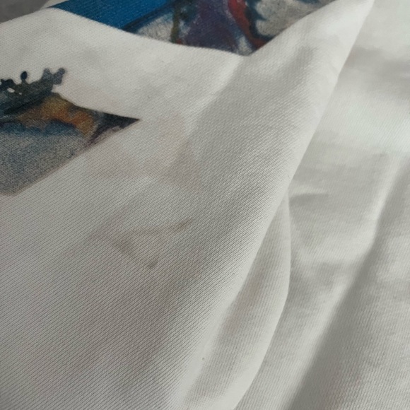 [S]Off-White Men's Colour Painting Diagonals Crew Sweat White - Picture 8 of 10